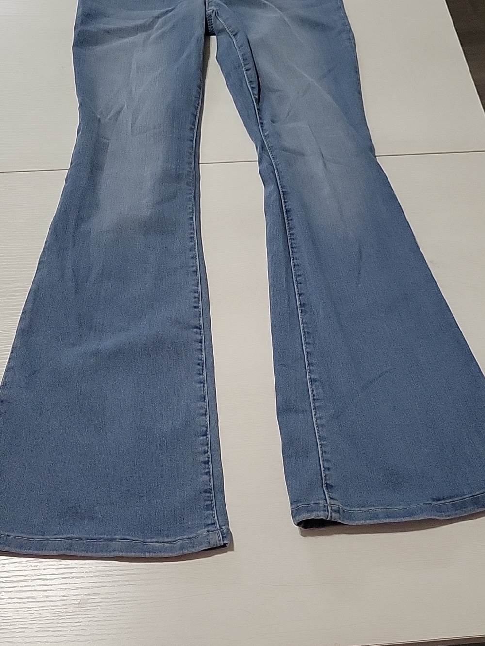 Altar'd State Size Small Light Blue Flare Jeans - Picture 4 of 5